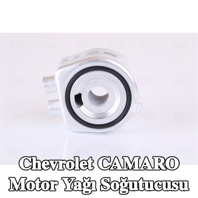 NISSENS Conta/sızdırmazlık elemanları ile motor yağı soğutucusu, filtre olmadan — Chevrolet Camaro