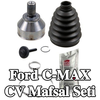 FEBI BILSTEIN Ön aks sol CV mafsal kiti, Ön Aks Sağ, Tekerlek Tarafı, vida ile, gres ile — 2008 Ford C-max
