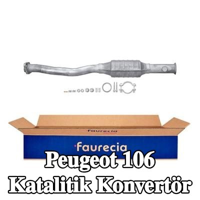HELLA Montaj parçaları ile katalitik konvertör — Peugeot 106
