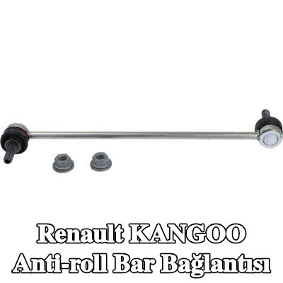 LEMFÖRDER Ön aks sol anti-roll bar bağlantısı, Ön Aks Sağ, Çelik, aksesuarlarla — Renault Kangoo
