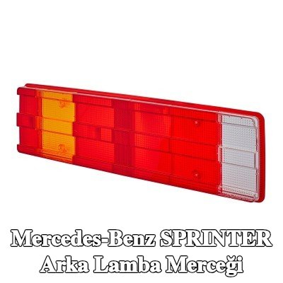 HELLA Arka lamba camı Sol, Sağ, ampul yuvası olmadan, cıvata/vida ile — 2000 Mercedes-Benz Sprinter