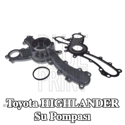 BLUE PRINT Conta halkalı su pompası, contalı/sızdırmaz — 2015 Toyota Highlander