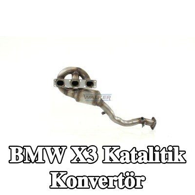 WALKER Montaj parçaları ile katalitik konvertör — 2003 BMW X3