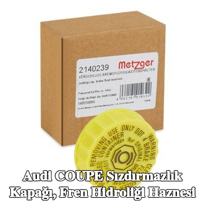 METZGER Sızdırmazlık Kapağı, fren hidroliği haznesi — Audi Coupe