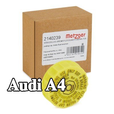 METZGER غطاء مانع للتسرب، خزان سائل الفرامل — Audi A4