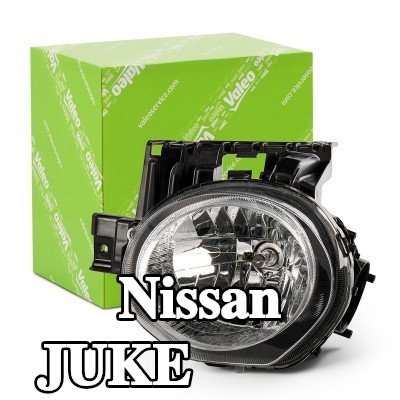 VALEO المصباح الأمامي ORIGINAL PART, يسار, H4, بدون محرك لتسوية المصباح الأمامي — Nissan Juke