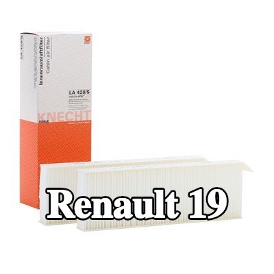 MAHLE مرشح حبوب اللقاح Particulate Filter — Renault 19