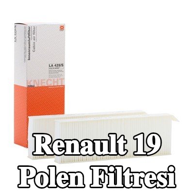 MAHLE Polen filtresi Partikül Filtresi — Renault 19