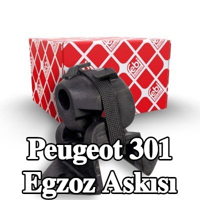 FEBI BILSTEIN Egzoz askısı, orta, Arka Aks — Peugeot 301