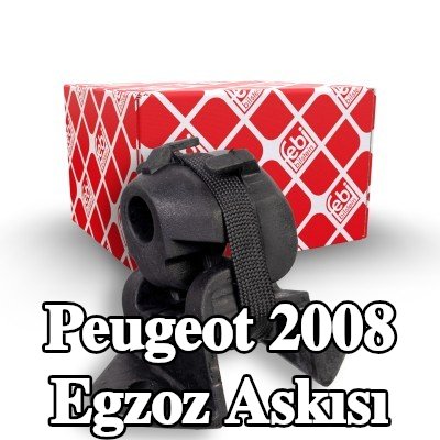 FEBI BILSTEIN Egzoz askısı, orta, Arka Aks — Peugeot 2008