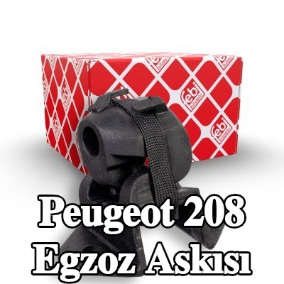 FEBI BILSTEIN Egzoz askısı, orta, Arka Aks — Peugeot 208