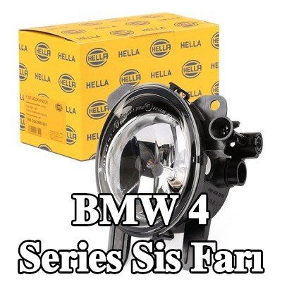HELLA Sağ Sis Farı, H8, ampul ile — BMW 4 Series