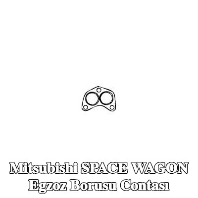 VEGAZ Egzoz borusu contası — 1990 Mitsubishi Space Wagon