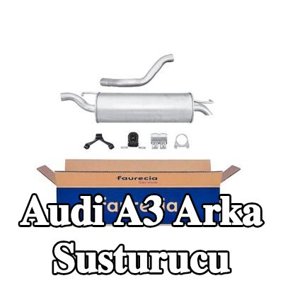 HELLA Arka susturucu Arka, montaj parçaları ile — 2000 Audi A3