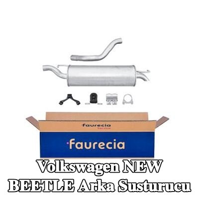 HELLA Arka susturucu Arka, montaj parçaları ile — 2000 Volkswagen New Beetle