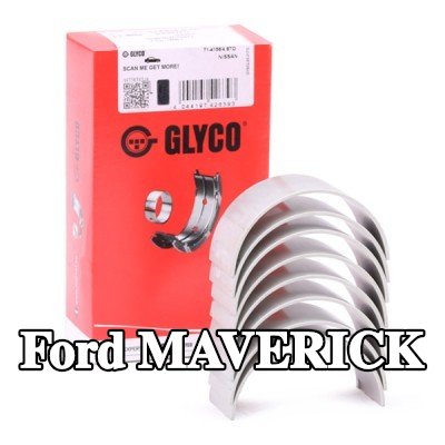 GLYCO محامل الطرف الكبير ذات ظهر فولاذي مع برونز مدمج بالتلبيد — Ford Maverick