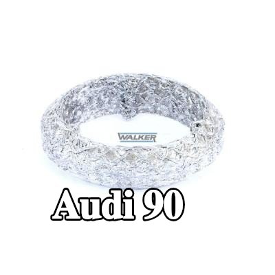WALKER مجموعة التثبيت, كاتم الصوت المركزي, الأمامي, الخلفي — Audi 90