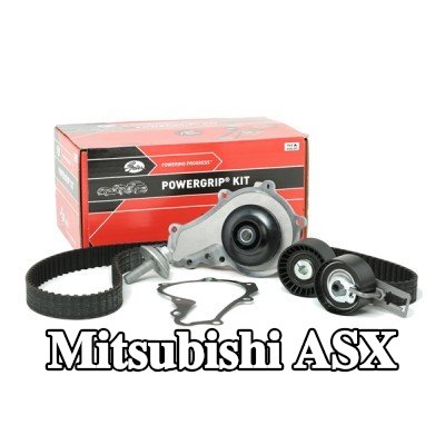 GATES مجموعة مضخة مياه وحزام توقيت PowerGrip, G-Force Redline™, مع مضخة مياه — Mitsubishi Asx