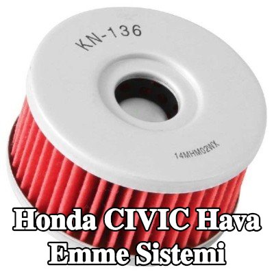 K&N Filters Hava Emme Sistemi — 2000 Honda Civic