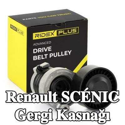 RIDEX PLUS Gergi kasnağı Ø: 65mm — Renault Scénic