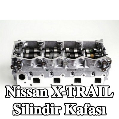 AMC Eksantrik mil(ler)i ile silindir kafası, valf yuvaları ile, valf yayları ile, valfli — 2002 Nissan X-trail