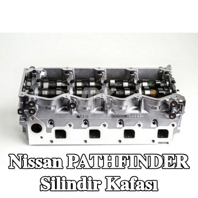 AMC Eksantrik mil(ler)i ile silindir kafası, valf yuvaları ile, valf yayları ile, valfli — Nissan Pathfinder