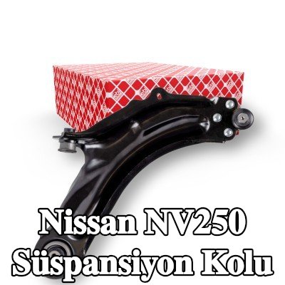 FEBI BILSTEIN Süspansiyon kolu Ön Aks Sağ, Çelik Sac, bilyeli mafsal ile, lastik yastıklı — Nissan Nv250