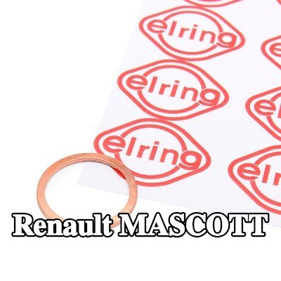 ELRING حشية سدادة حوض الزيت من النحاس, Inner Diameter: 22mm — Renault Mascott