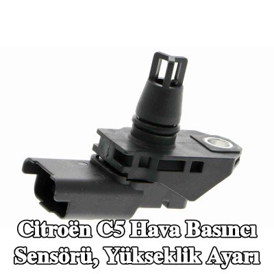 VEMO Hava Basıncı Sensörü, yükseklik ayarı Emme Manifoldu, entegre hava sıcaklığı sensörlü, conta halkası ile, vidasız, Orijinal VEMO Kalitesi — Citroën C5