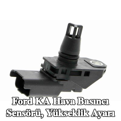VEMO Hava Basıncı Sensörü, yükseklik ayarı Emme Manifoldu, entegre hava sıcaklığı sensörlü, conta halkası ile, vidasız, Orijinal VEMO Kalitesi — Ford Ka