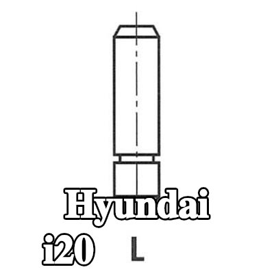 FRECCIA أدلة الصمامات — 2012 Hyundai i20
