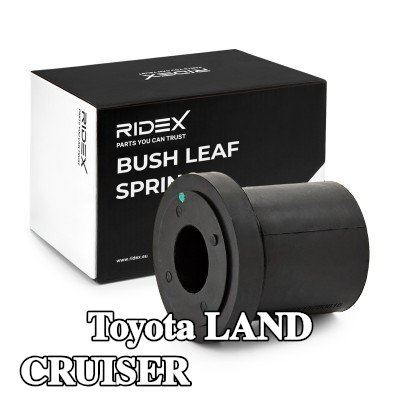 RIDEX جلبة, نابض أوراق الخلفي, عند عروة الزنبرك — 1997 Toyota Land Cruiser