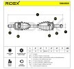 RIDEX Tahrik mili Ön Aks Sağ, 914mm — 2002 Hyundai Getz (5)
