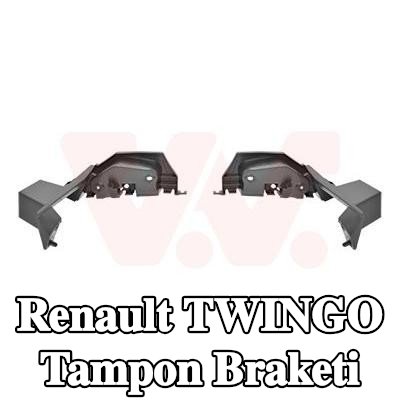VAN WEZEL Sol arka tampon braketi, Sağ Arka — 2012 Renault Twingo