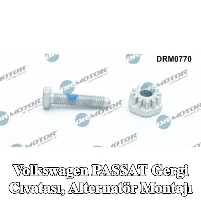 DR.MOTOR AUTOMOTIVE Gergi Cıvatası, alternatör montajı — Volkswagen Passat