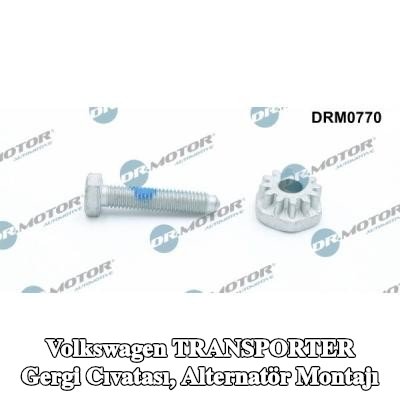 DR.MOTOR AUTOMOTIVE Gergi Cıvatası, alternatör montajı — Volkswagen Transporter