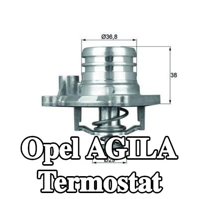 MAHLE Termostat 92°C, contalı/sızdırmaz — 2002 Opel Agila