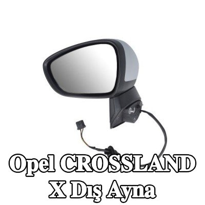 BLIC Sol yan ayna, Elektrikli — Opel Crossland X