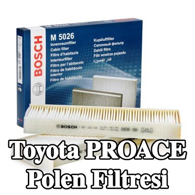 BOSCH Polen filtresi Partikül Filtresi — Toyota Proace