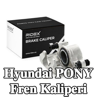 RIDEX Fren kaliperi Ön aks, Sol Ön Aks, tutucu olmadan — Hyundai Pony
