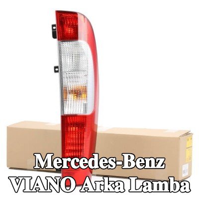 HELLA Arka lamba Sağ, Kristal berraklığında, kırmızı, ampul tutuculu, ampullü — Mercedes-Benz Viano