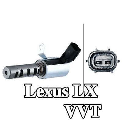 HELLA ملف لولبي VVT لرأس الأسطوانة, جانب العادم, يسار, مع حلقة مانعة للتسرب — 2000 Lexus Lx