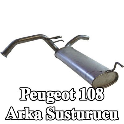 BOSAL Arka susturucu — Peugeot 108