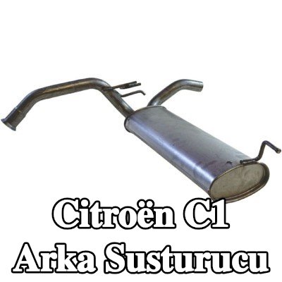 BOSAL Arka susturucu — 2016 Citroën C1