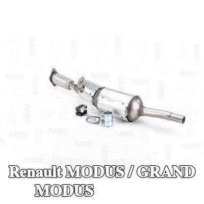 NAP carparts مرشح جسيمات الديزل مع مواد التثبيت/التركيب — 2005 Renault Modus / Grand Modus