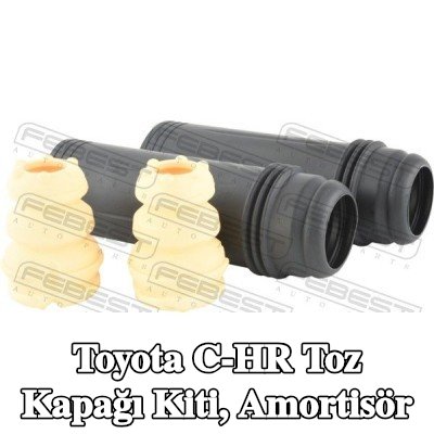 FEBEST Toz kapağı kiti, amortisör Arka Aks — Toyota C-hr
