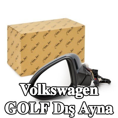 BLIC Sol yan ayna, Elektrikli — Volkswagen Golf