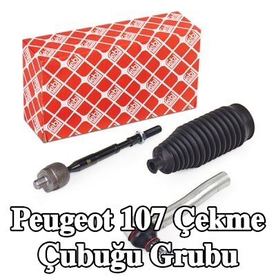 FEBI BILSTEIN Rot kolu grubu Ön Aks Sağ, körükli, kelepçeli, direksiyon körüğü ile — Peugeot 107