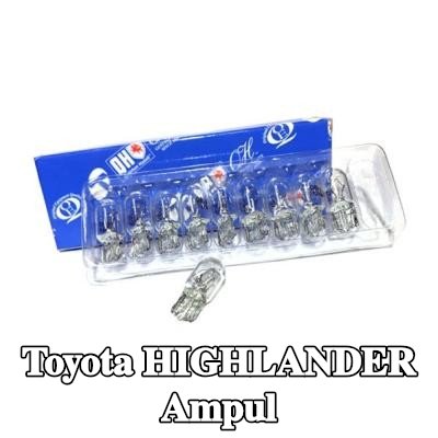 QUINTON HAZELL Ampul — Toyota Highlander