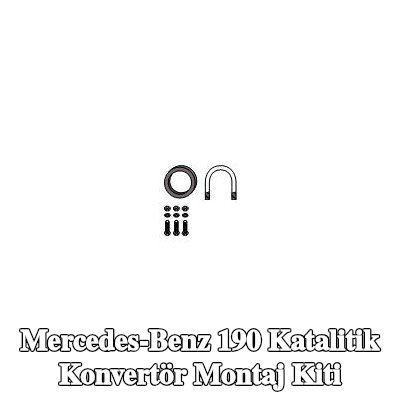 HJS Katalitik konvertör montaj kiti — Mercedes-Benz 190
